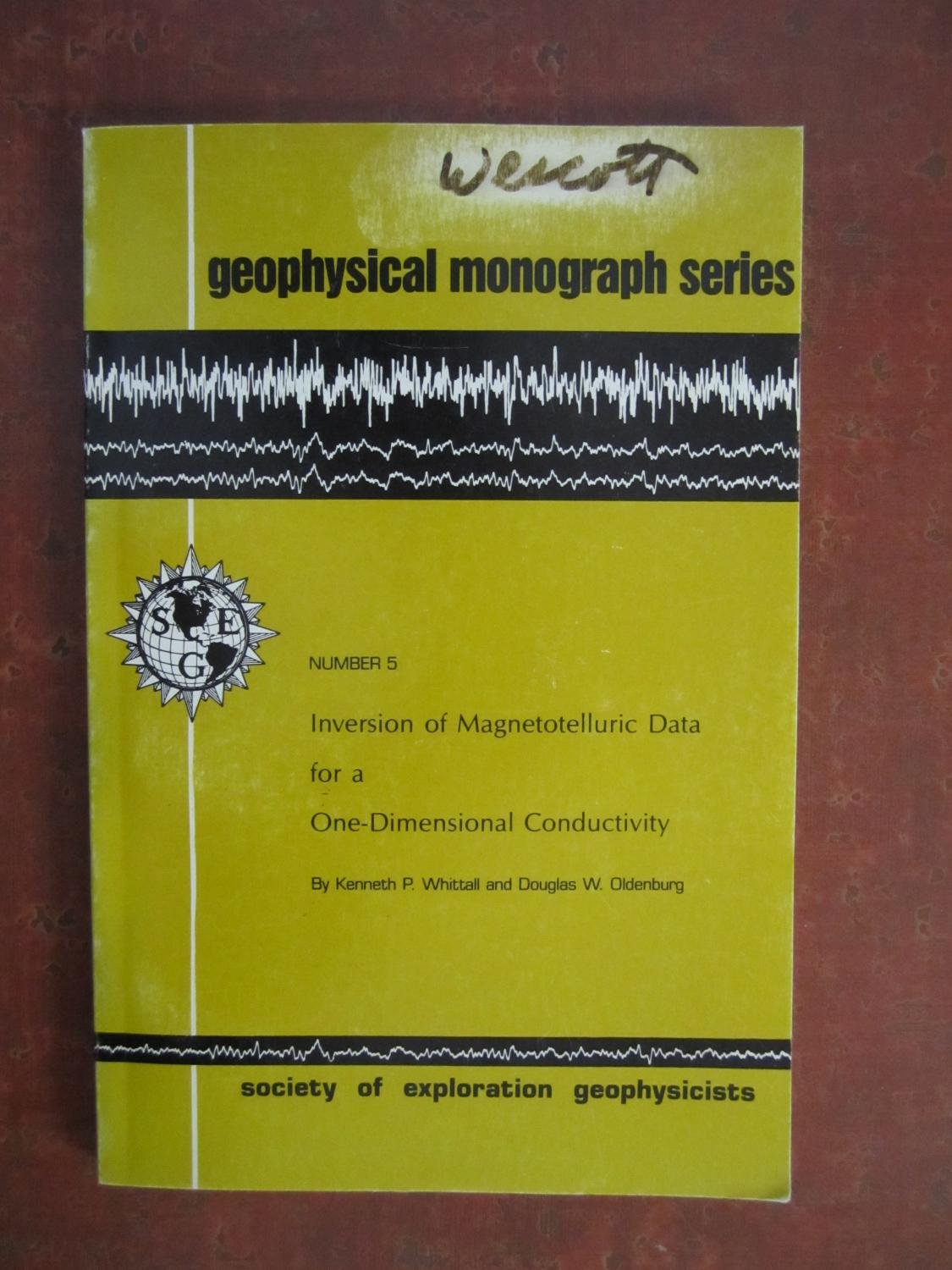 Inversion of Magnetotelluric Data for a One-Dimensional Conductivity book