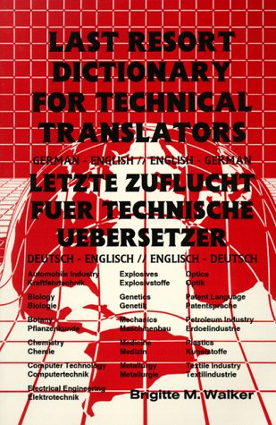 Last Resort Dictionary for Technical Translators Books