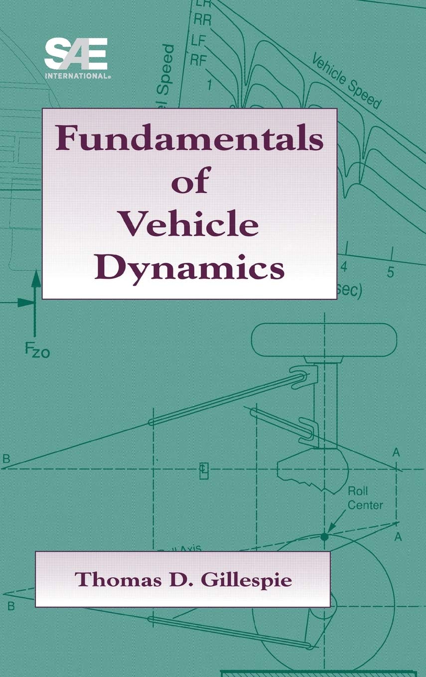 Fundamentals of Vehicle Dynamics (Premiere Series Books) Business & Technology