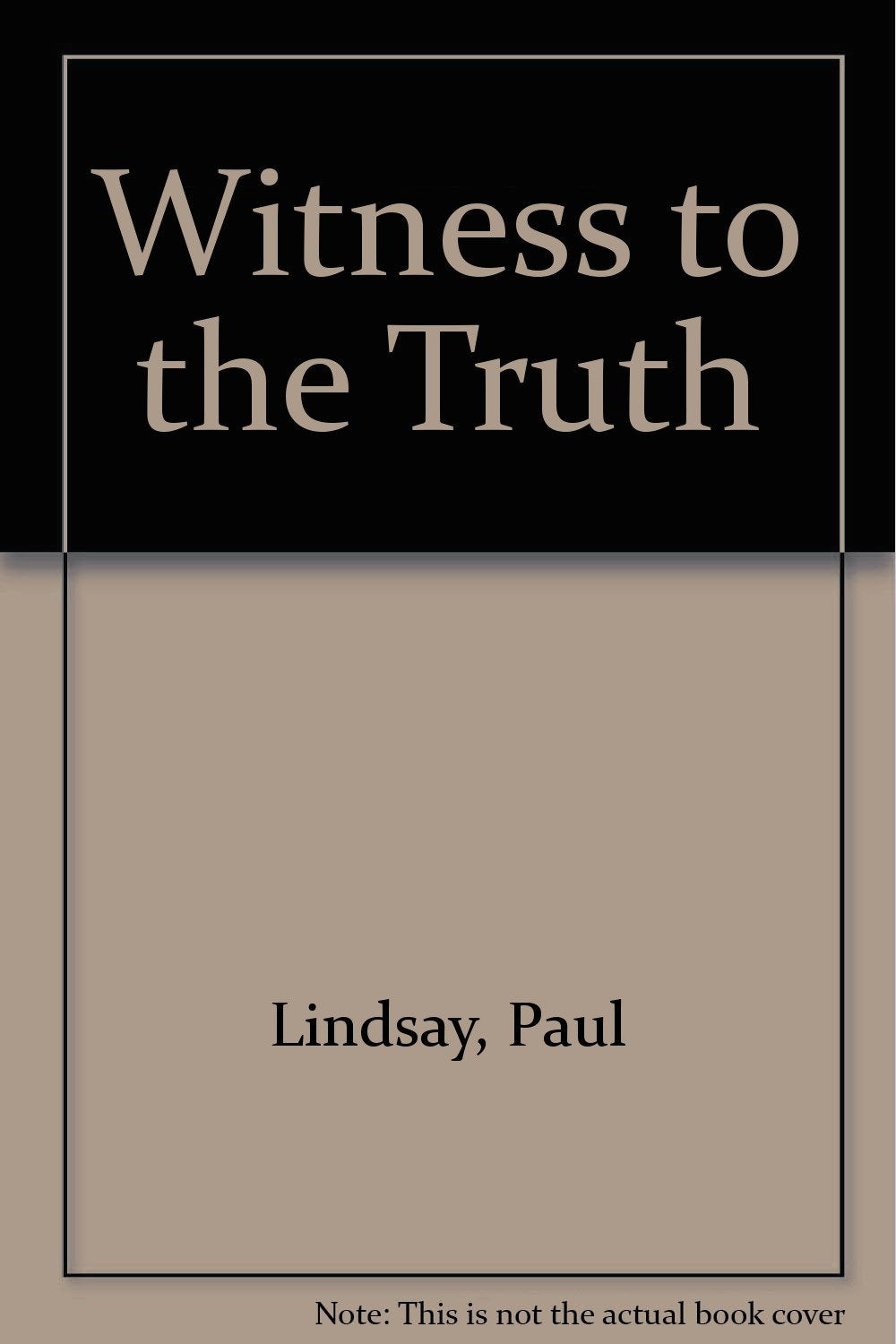 Witness to the Truth Suspense & Thrillers