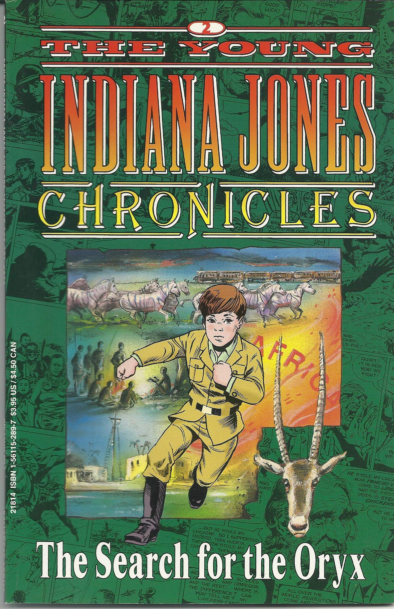 The Search for the Oryx (Young Indiana Jones Chronicles, Band 2) Manga