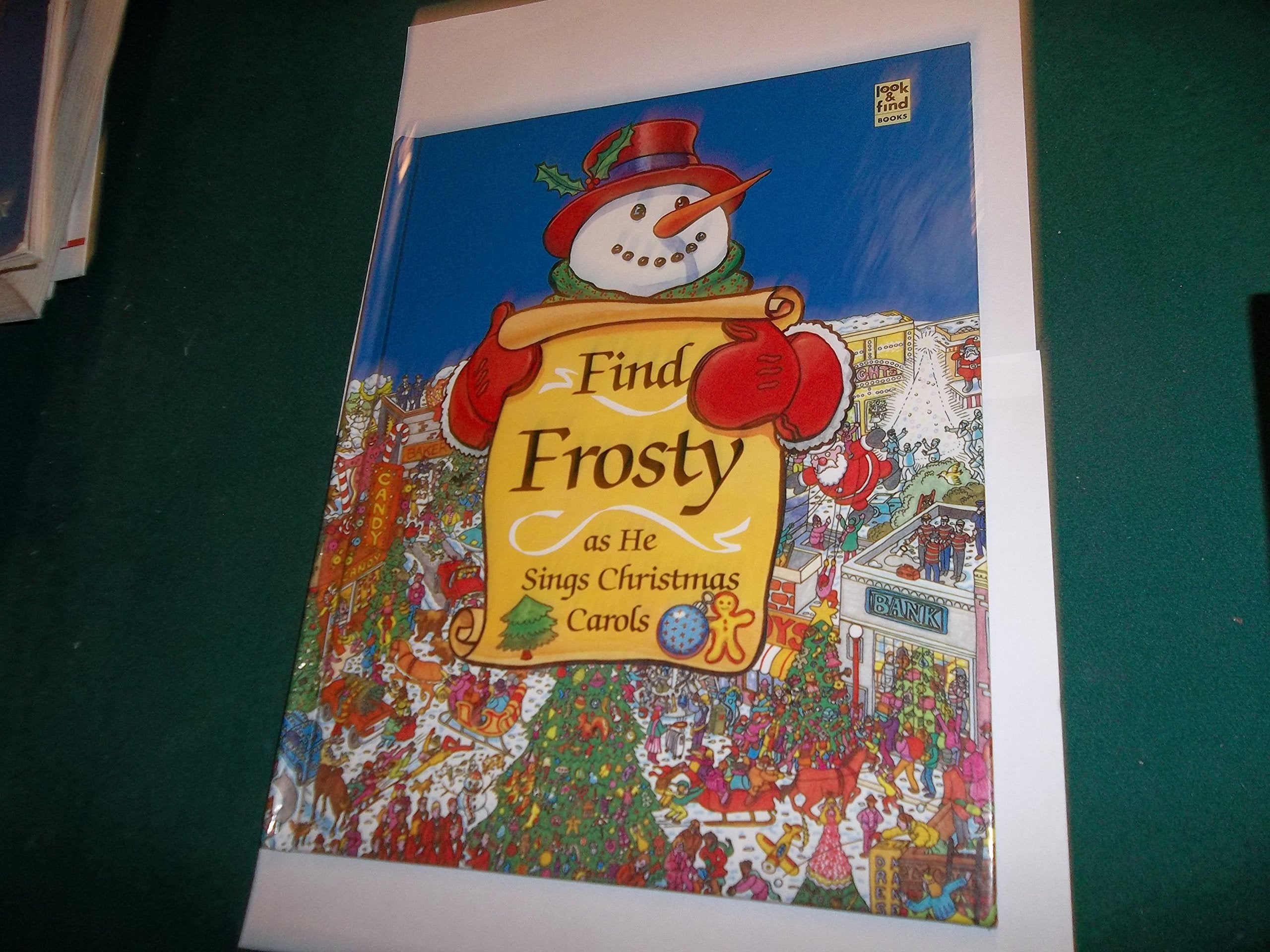 Find Frosty as He Sings Christmas Carols book