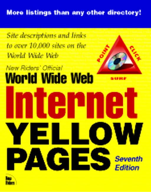 New Rider's Official Internet and World Wide Web Yellow Pages book