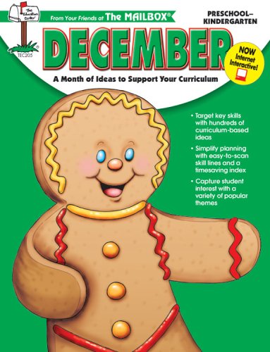 December: A Month of Ideas to Support Your Curriculum for Preschool-Kindergarten Books