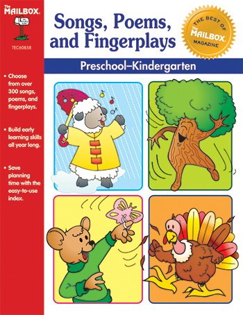 Das Bildungszentrum TEC60858 SONGS Gedichte und Fingerspiele PRESCHOOL-KINDERGARTEN Books