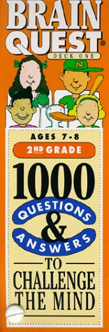 Brain Quest: 1000 Questions & Answers to Challenge the Mind/2nd Grade/Ages 7-8/Deck 1 & 2 book