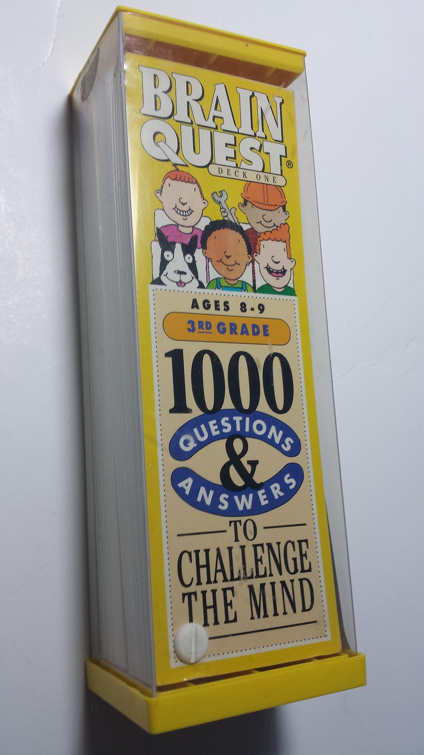 Brain Quest: 1000 Questions & Answers to Challenge the Mind/3rd Grade/Ages 8-9/Deck 1 & 2 book