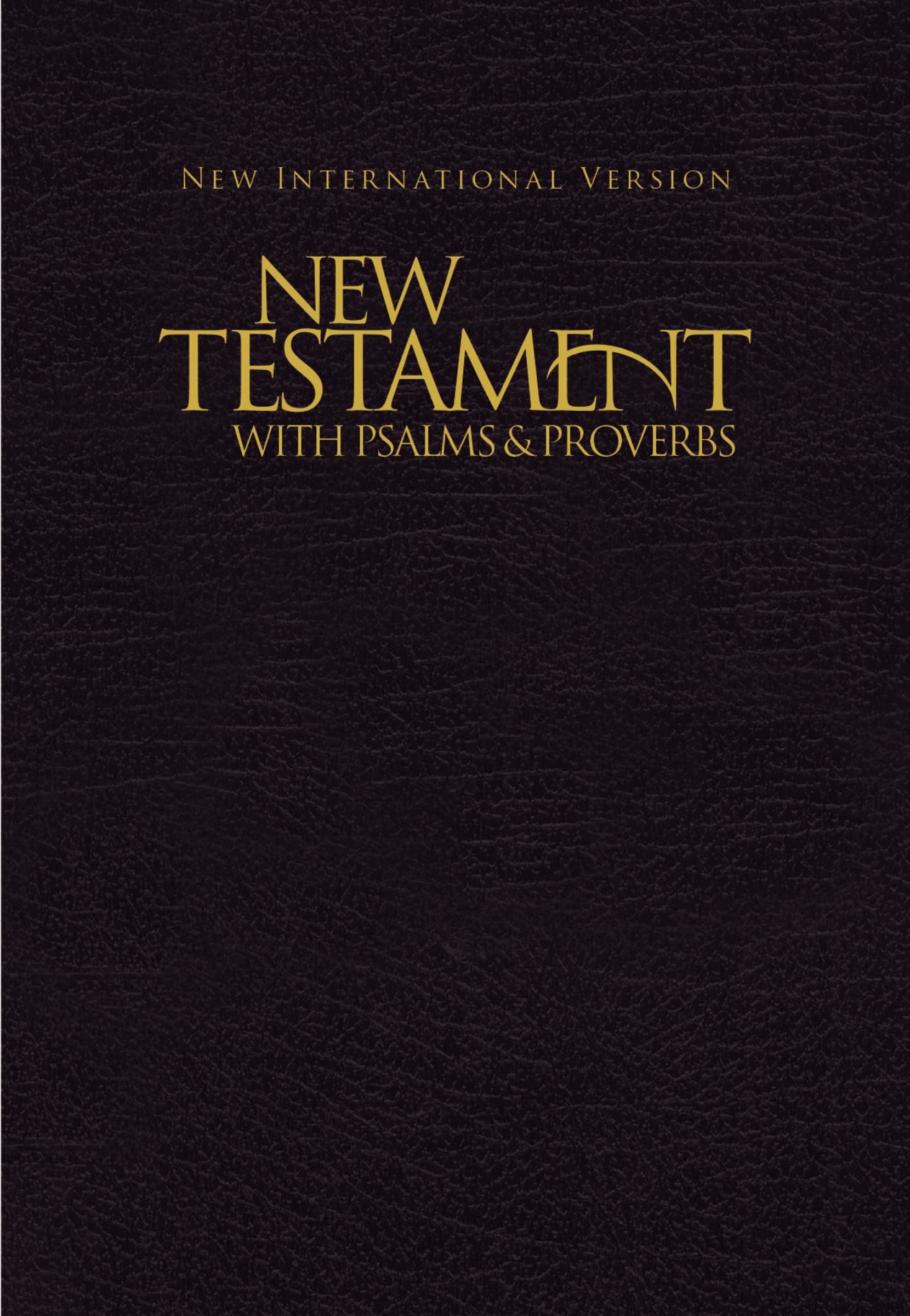 NIV, New Testament with Psalms and Proverbs, Pocket-Sized, Paperback, Black Social Sciences