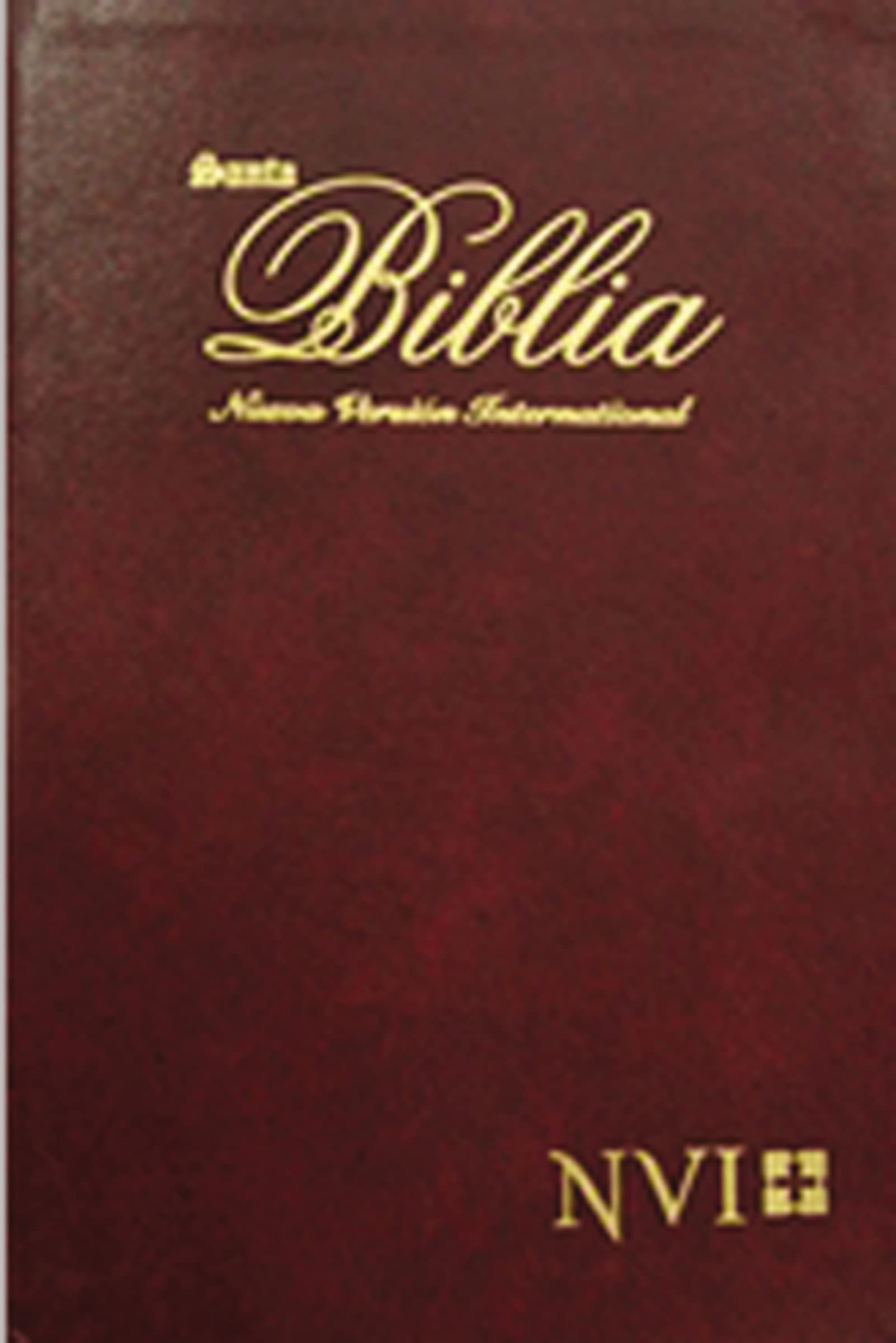 Biblia Semifina Para Regalo: Nueva Version Internacional, Burgundy, Imitation Leather Film, Art & Culture