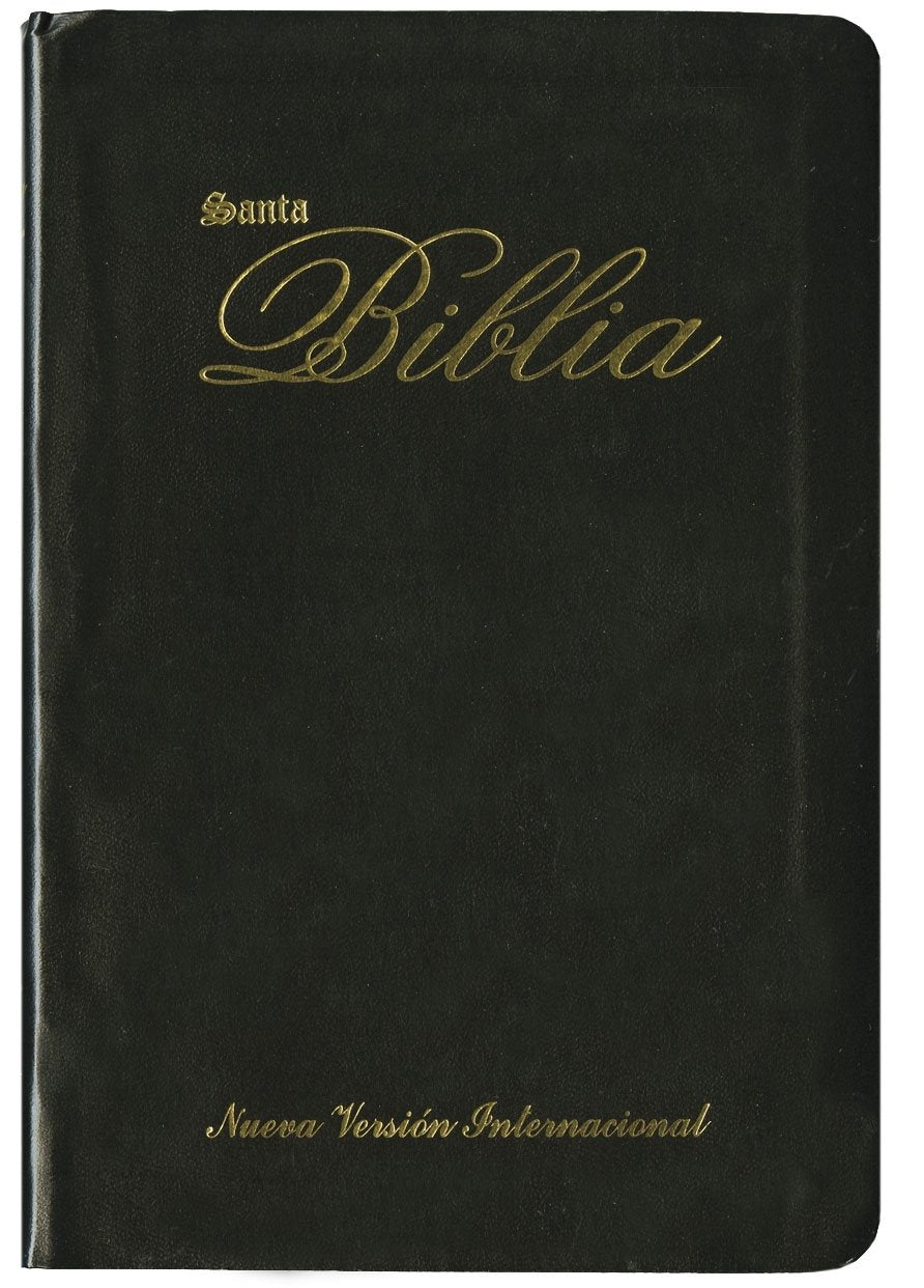 Holy Bible: Nueva Version International, Black, Imitation Leather, Slimline Bible Religion & Esotericism