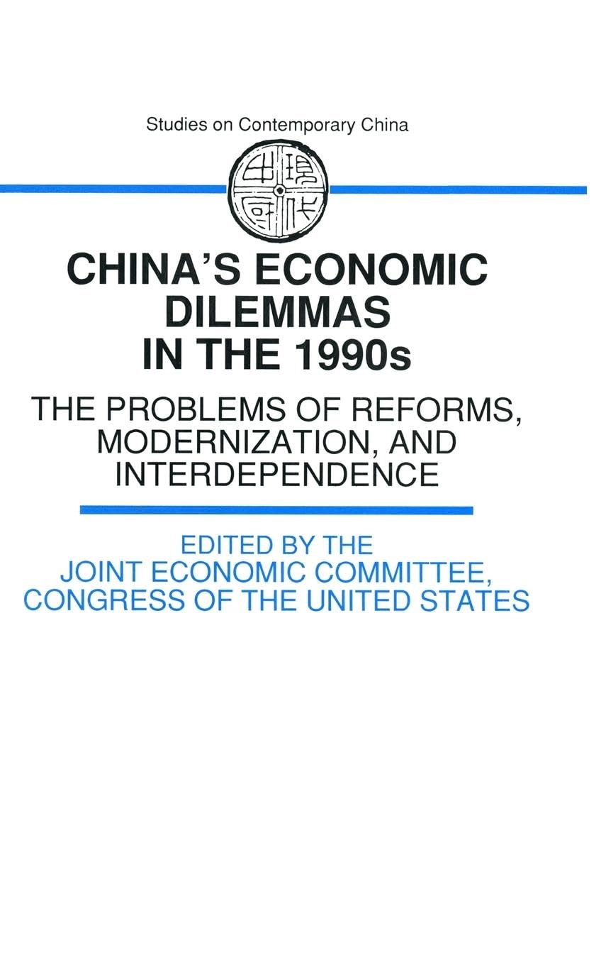China's Economic Dilemmas in the 1990s Social Sciences