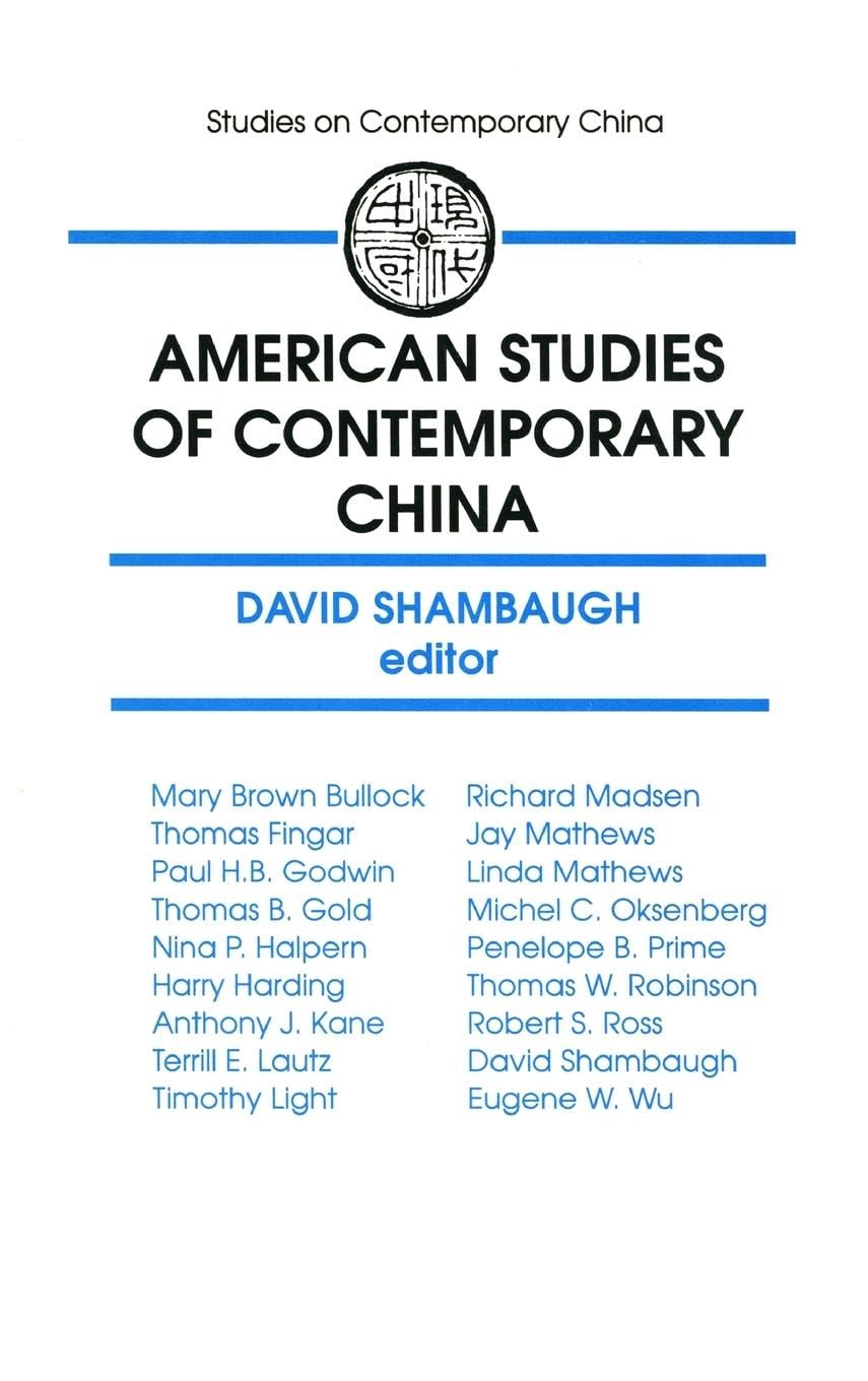 American Studies of Contemporary China Law