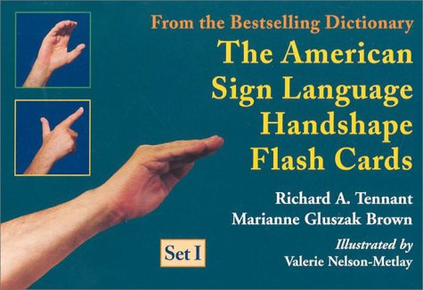 The American Sign Language Handshape Flash Cards Set I Media & Communication