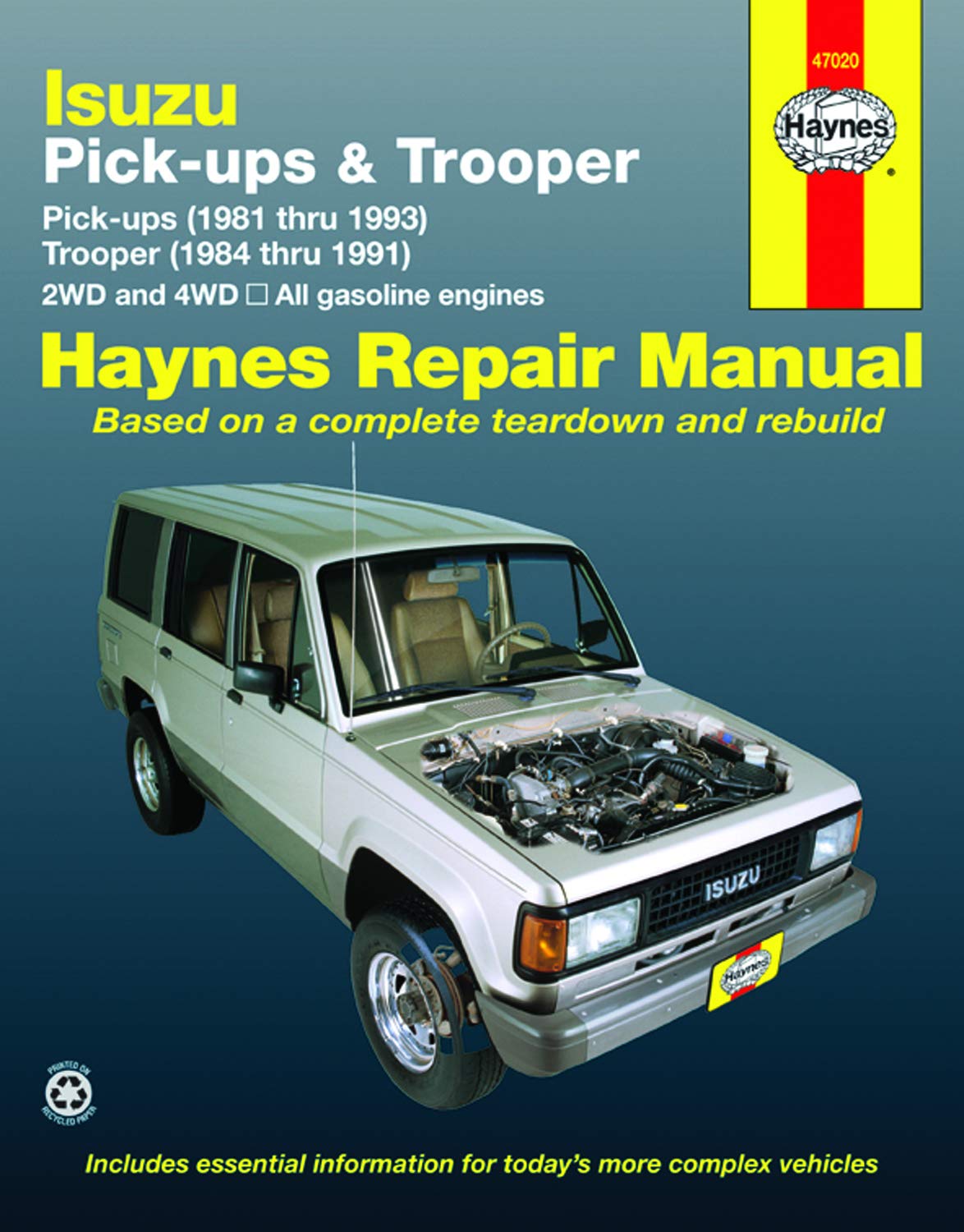 Isuzu Pickups & Trooper: 1981-1993 (Haynes Manuals) Leisure, Home & Garden