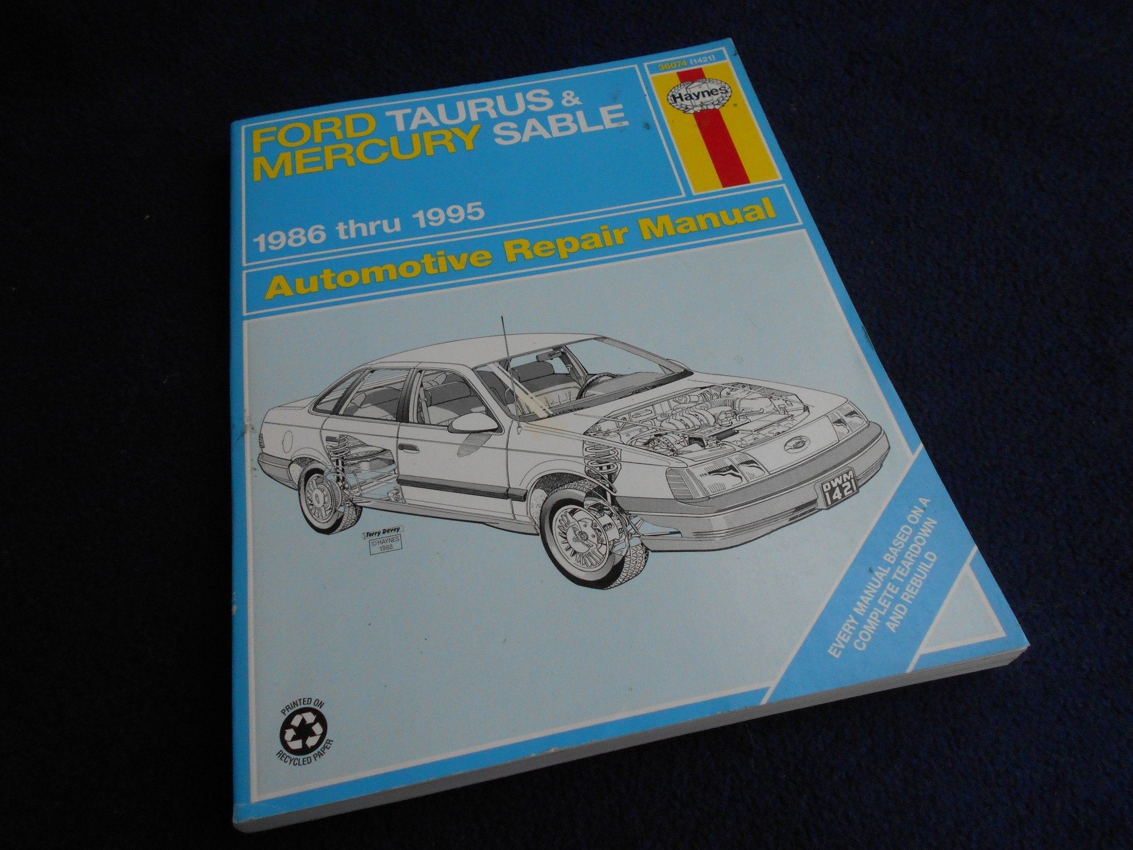 Ford Taurus, 1986-1995: Models Covered : Ford Taurus & Mercury Sable 1986 Through 1995 (Haynes Manuals) Hobbies & Crafts