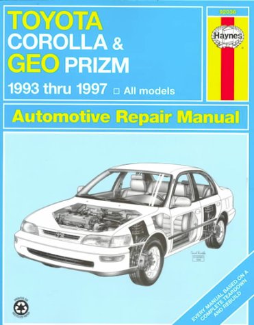 Toyota Corolla and Geo Prizm (1993-1997) Automotive Repair Manual book