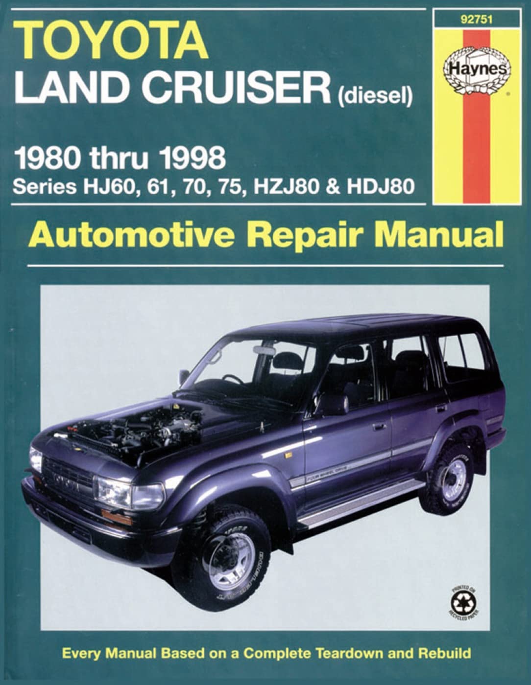 Toyota Land Cruiser Petrol & Diesel Australian Automotive Repair Manual: 1980-1998 book