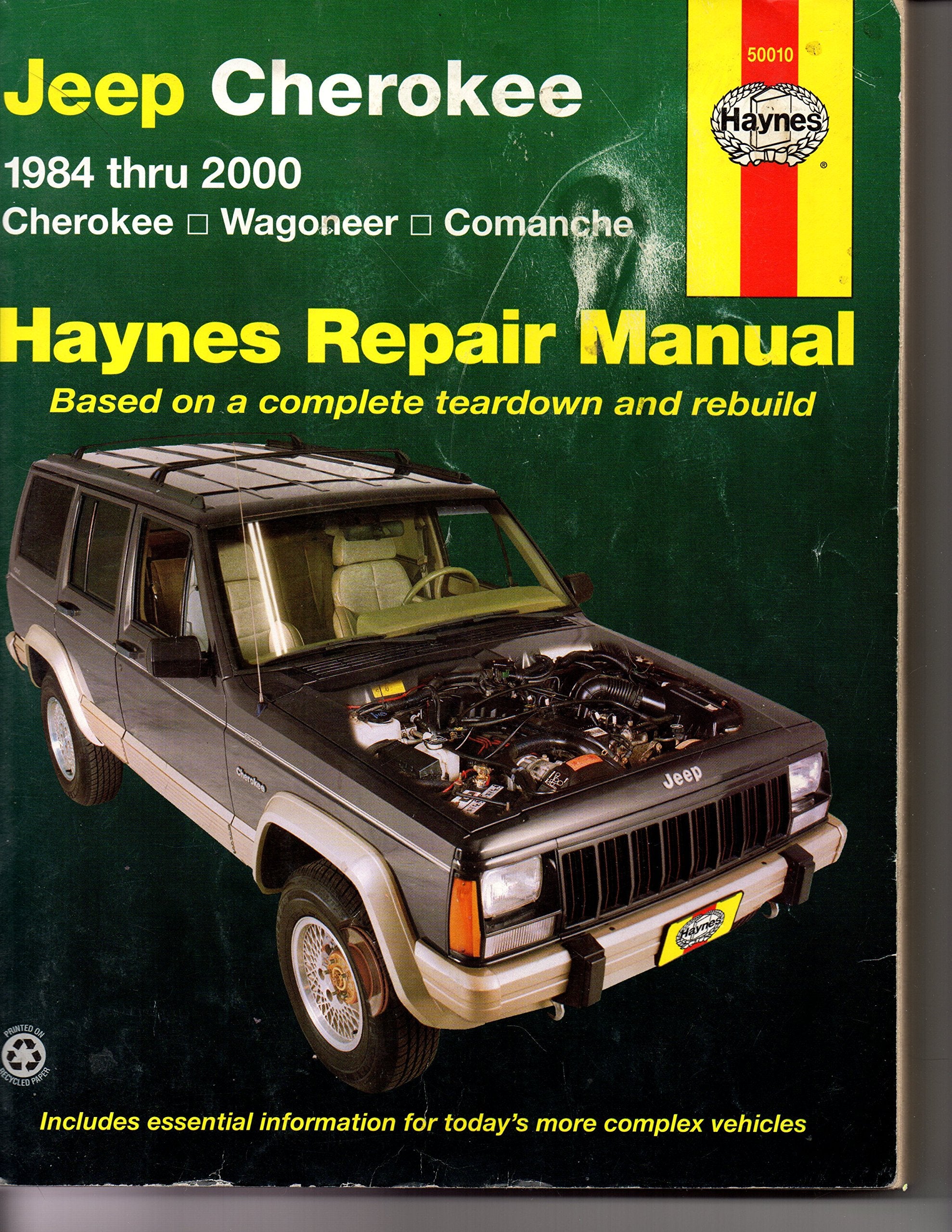 Jeep Cherokee & Comanche Automotive Repair Manual book