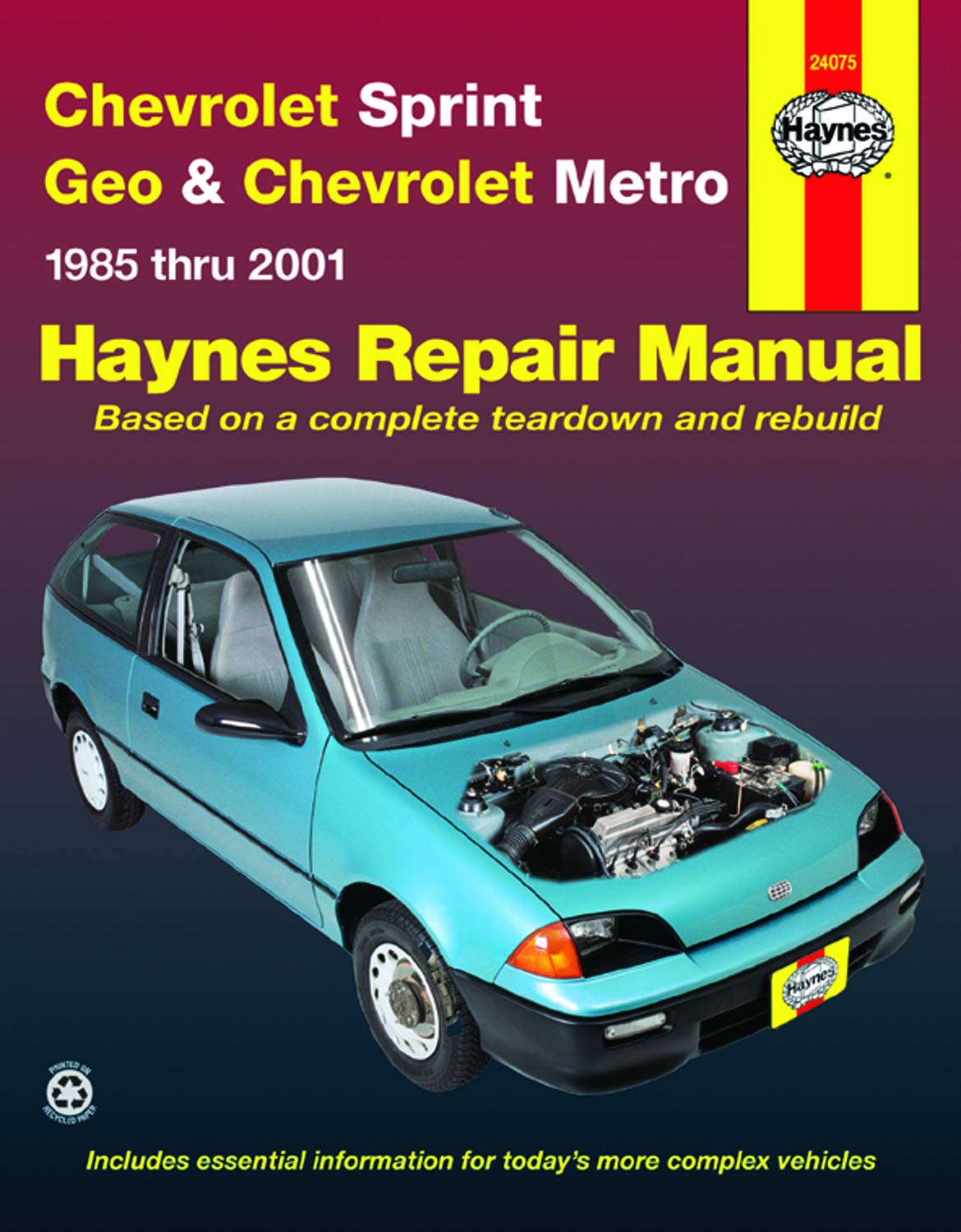 Haynes Chevrolet Sprint Geo & Chevrolet Metro 1985-2001 (Haynes Manuals) Leisure, Home & Garden