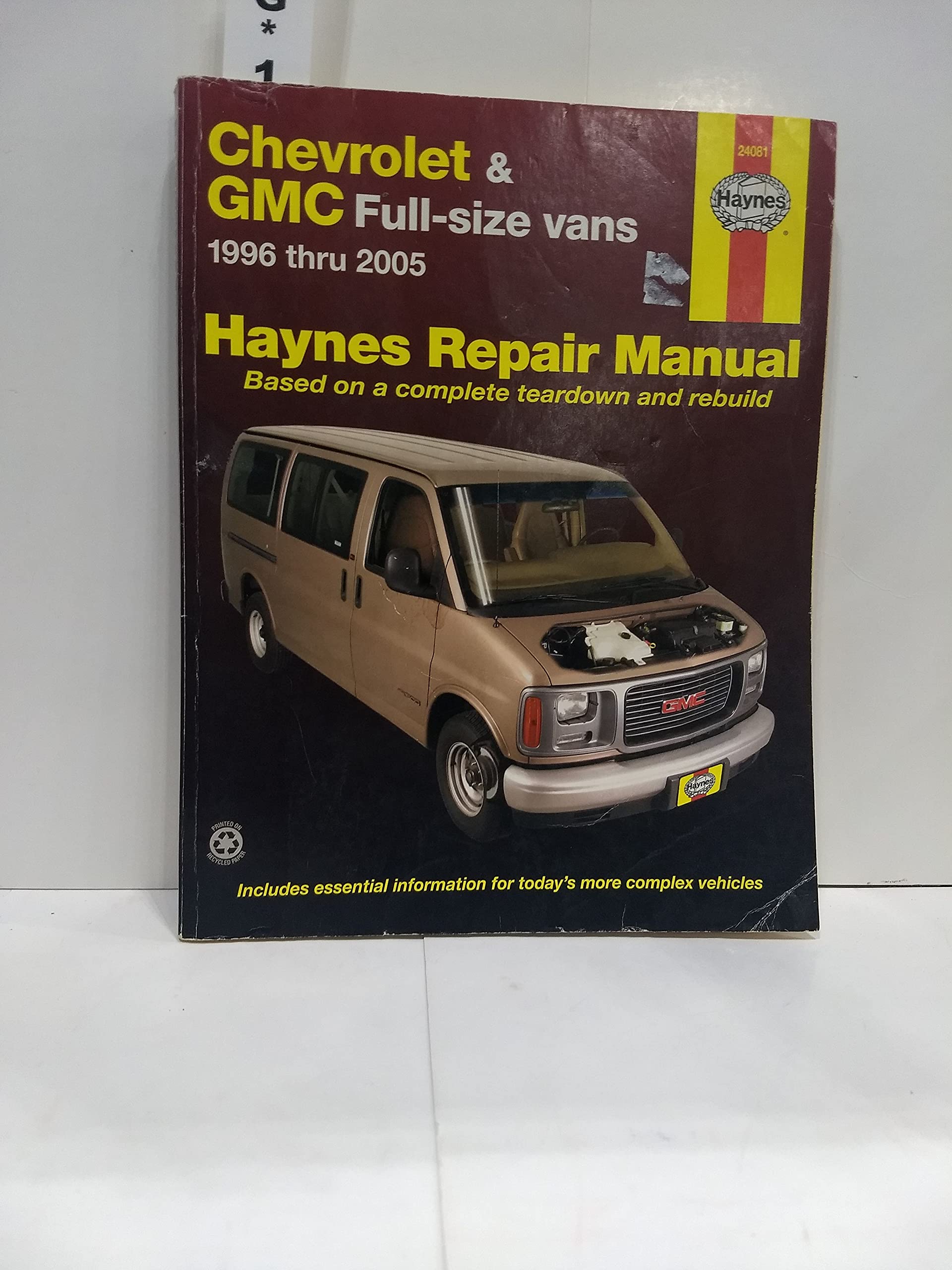 Chevrolet and GMC Full-size Vans 1996-2005 Leisure, Home & Garden