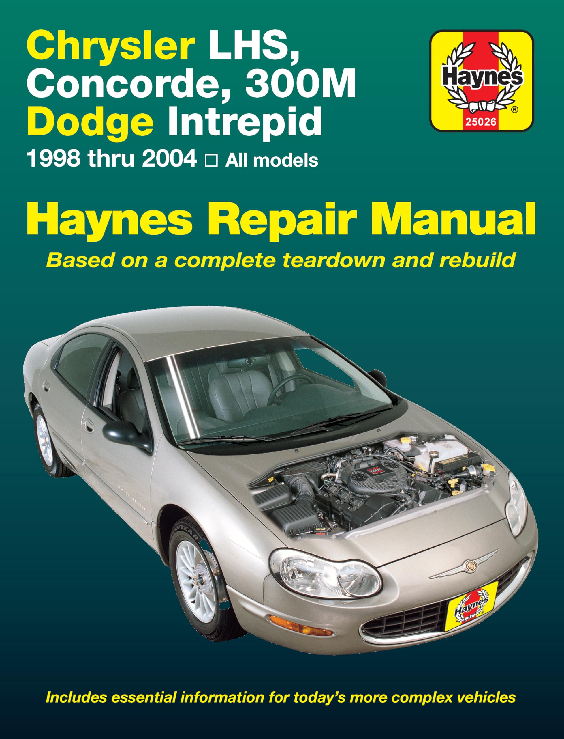 Chrysler Lhs, Concorde, 300m & Dodge Intrepid 1998-04 Hobbies & Crafts
