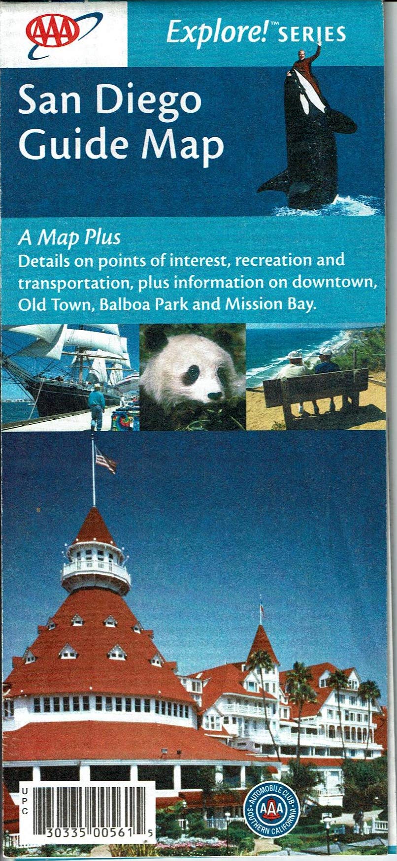 San Diego (Explore! Guide Maps) Maps & Plans