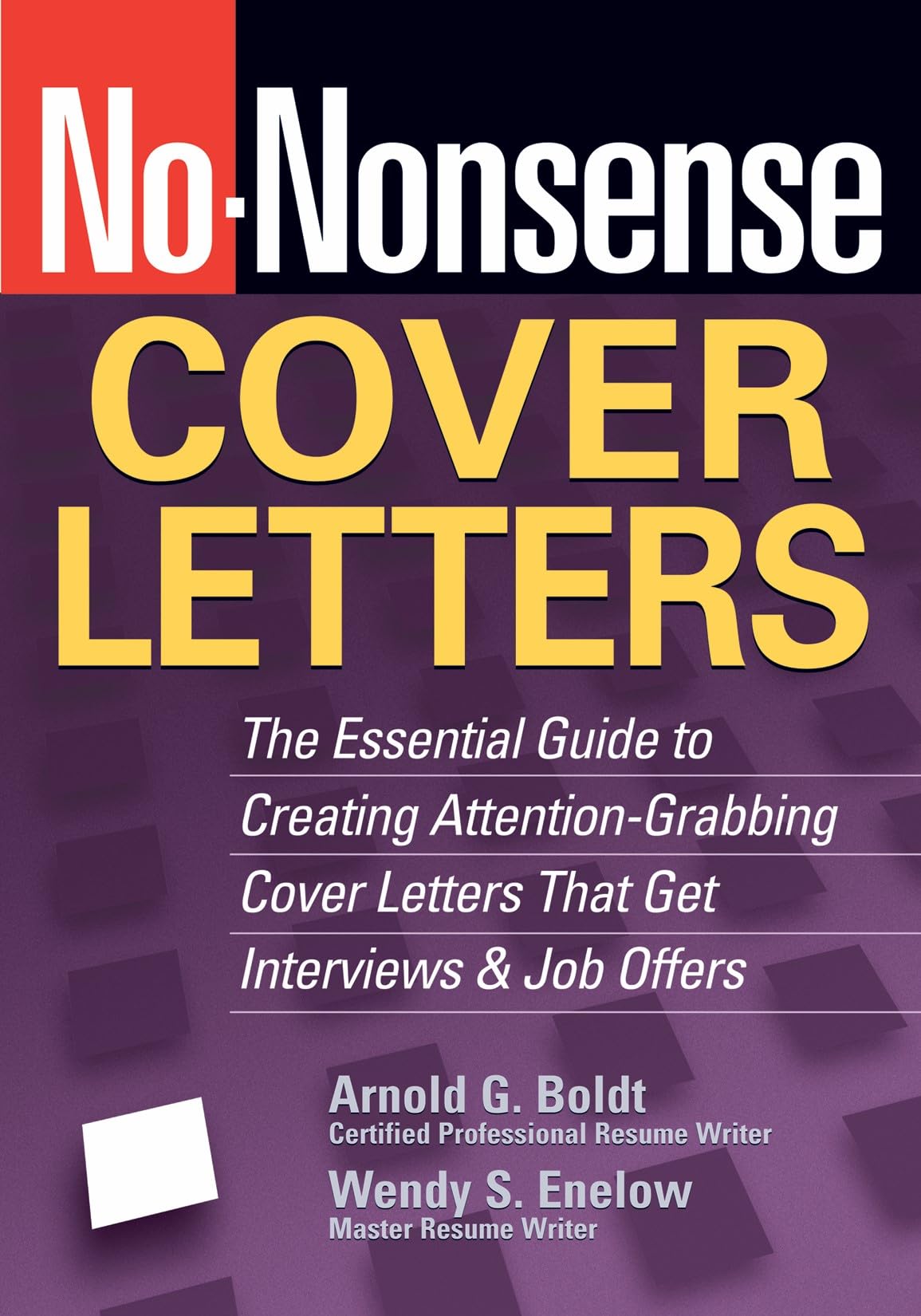 No-Nonsense Cover Letters Business, Finance & Career