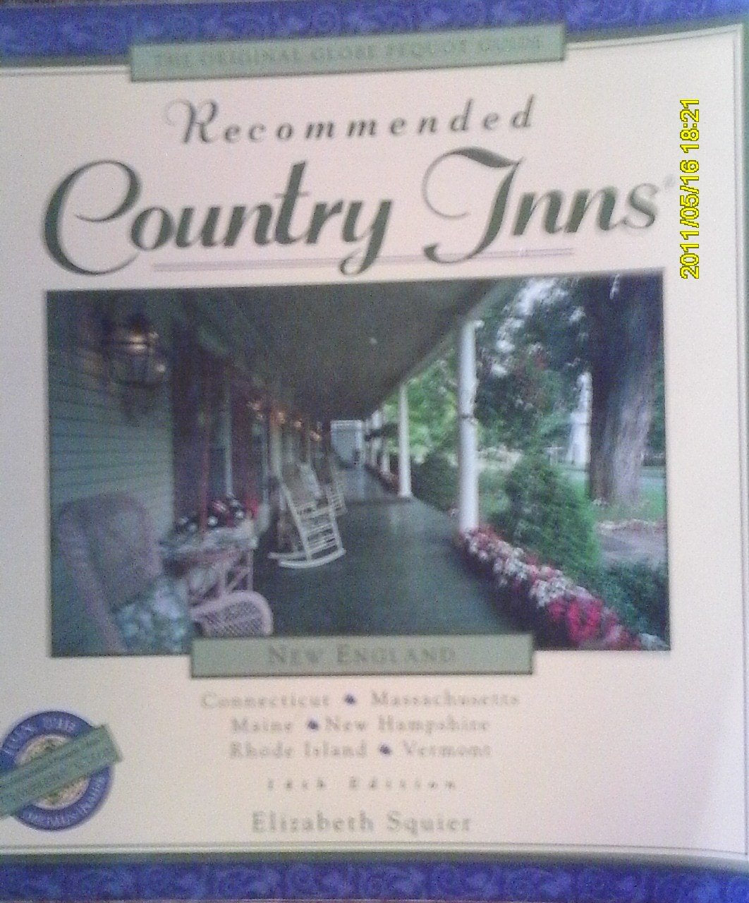 New England (Recommended Country Inns S.) Leisure, Home & Garden