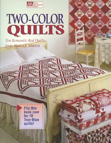 Two-Color Quilts: Ten Romanic Red Quilts and Ten True Blue Quilts Hobbies & Crafts