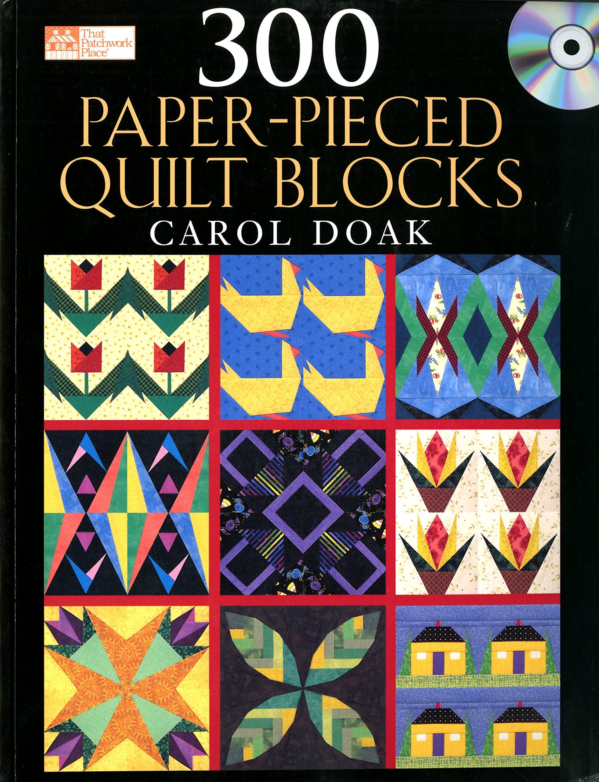300 Paper-pieced Quilt Blocks: With Free CD Hobbies & Crafts