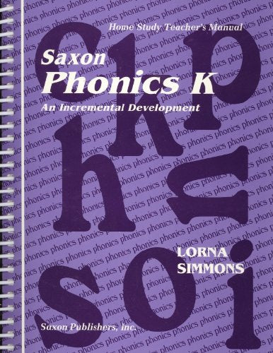 Saxon Phonics K Home Study Teachers Manual First Edition: Home School Teachers Edition Social Sciences