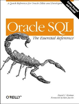 Oracle SQL: The Essential Reference Computer Science Books