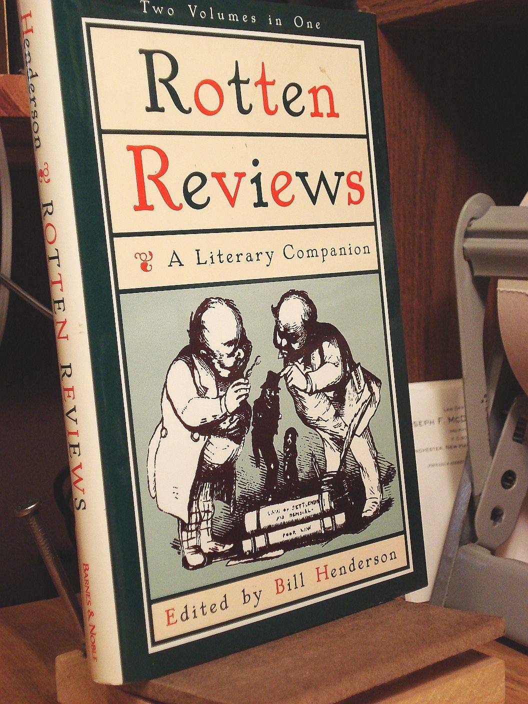 Rotten Reviews: A Literary Companion Edition: Reprint by Bill Hen... Books