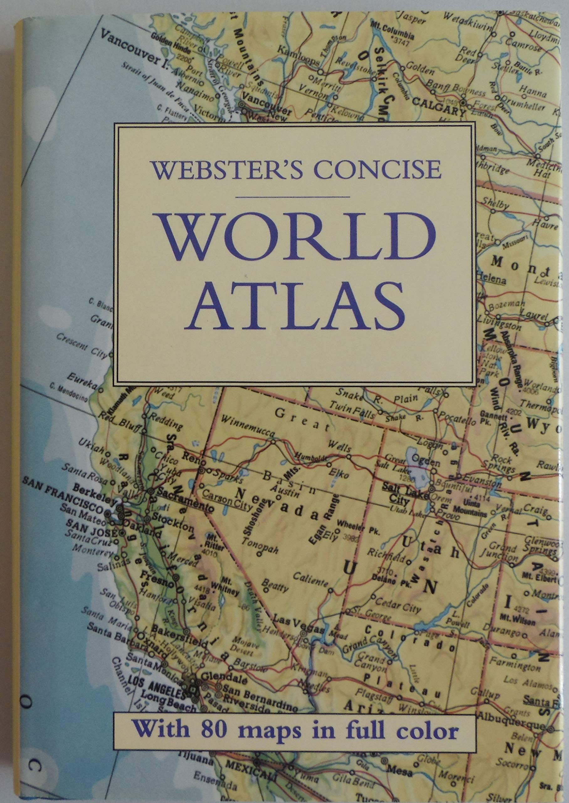 Websters Concise World Atlas Books