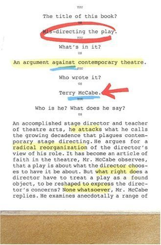 Mis-Directing the Play: An Argument Against Contemporary Theatre book