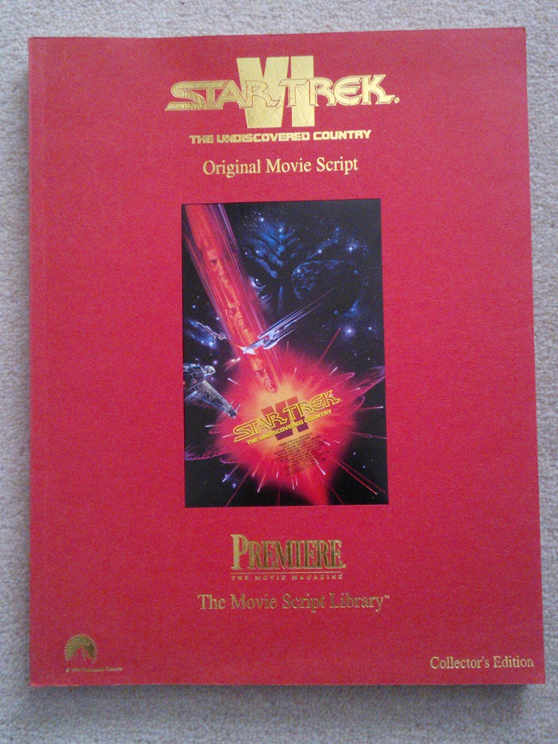 "Star Trek VI": The Undiscovered Country - Original Movie Script Film, Art & Culture