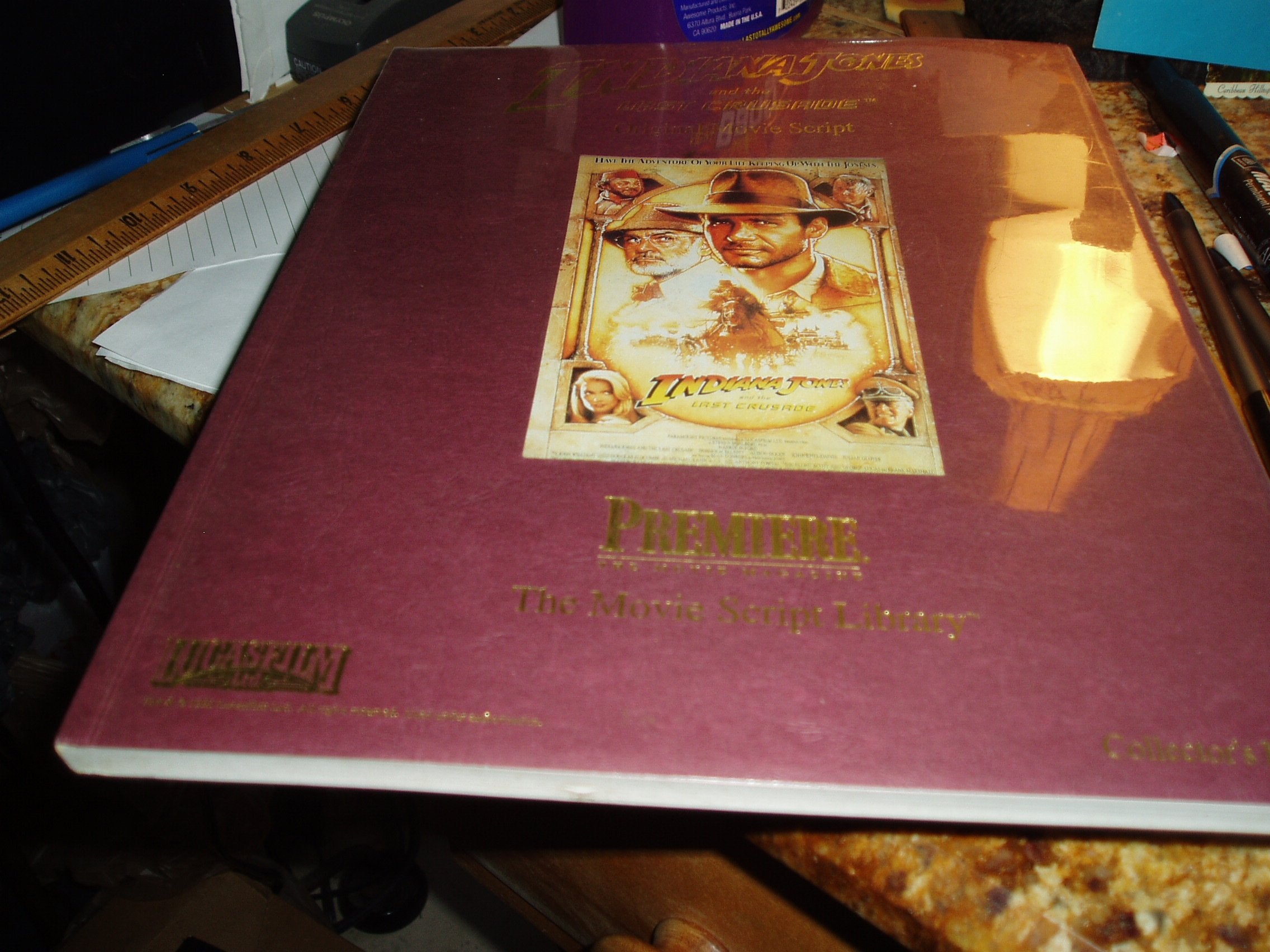 Indiana Jones and the last crusade: The screenplay (Movie script library) Books