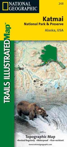 Katmai Nationalpark & Preserve, AK: 1:272500 + 1:83350 (National park series) Maps & Plans