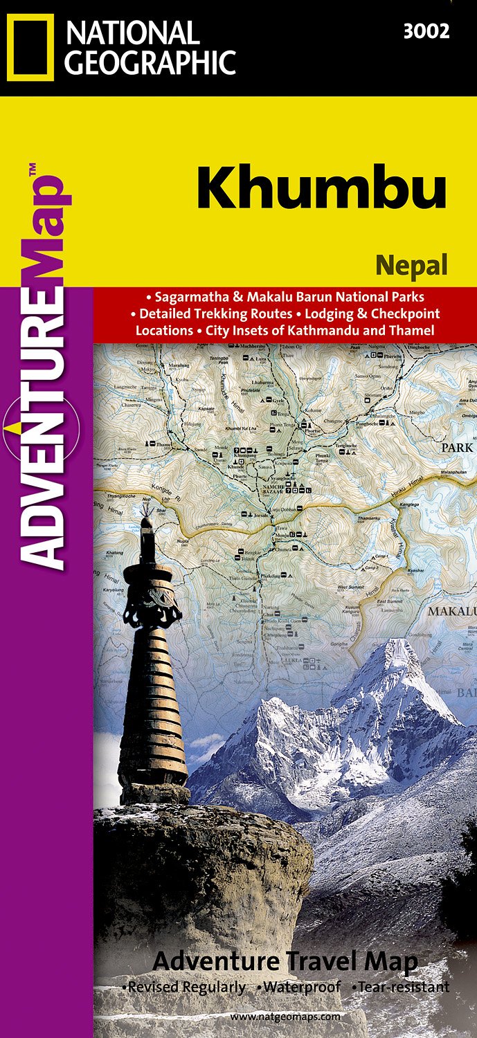 Khumbu: National Geographic Adventure Map 1:125000: Trails illustrated (National Geographic Adventure Map S.) Maps & Plans