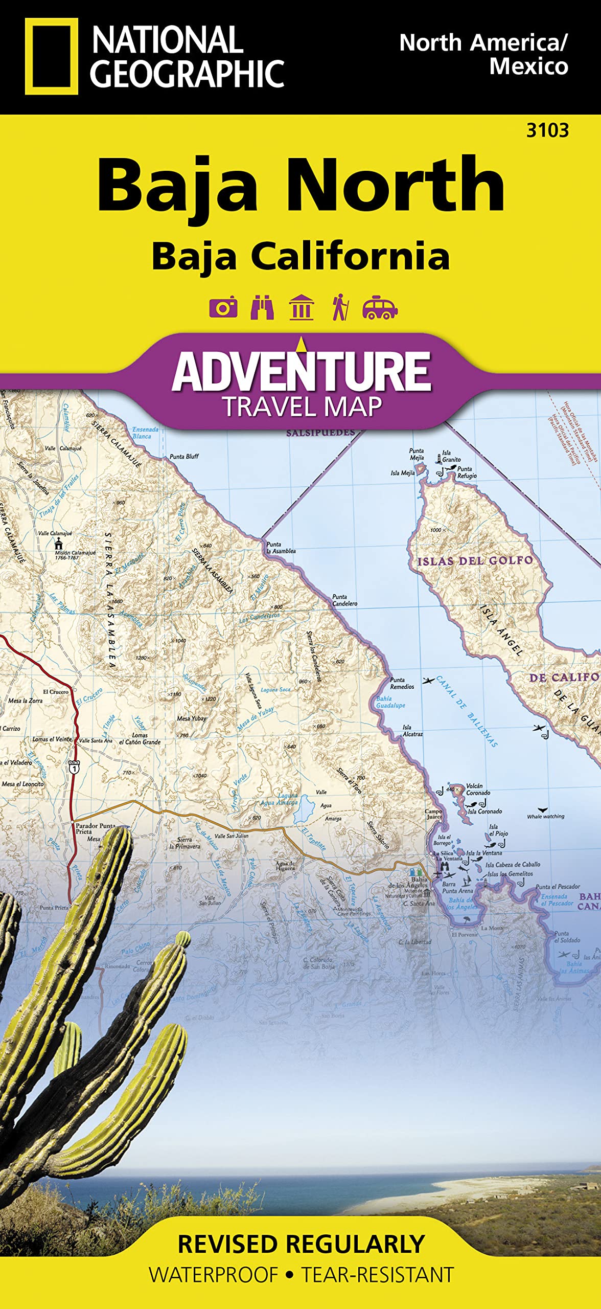 BAJA CALIFORNIA NORTH 1/450.000 book