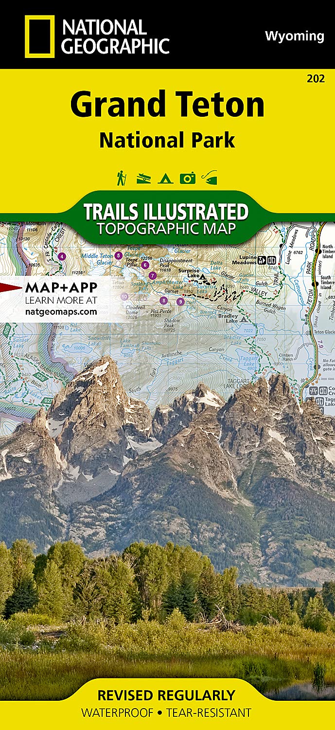 Grand Teton National Park Map book