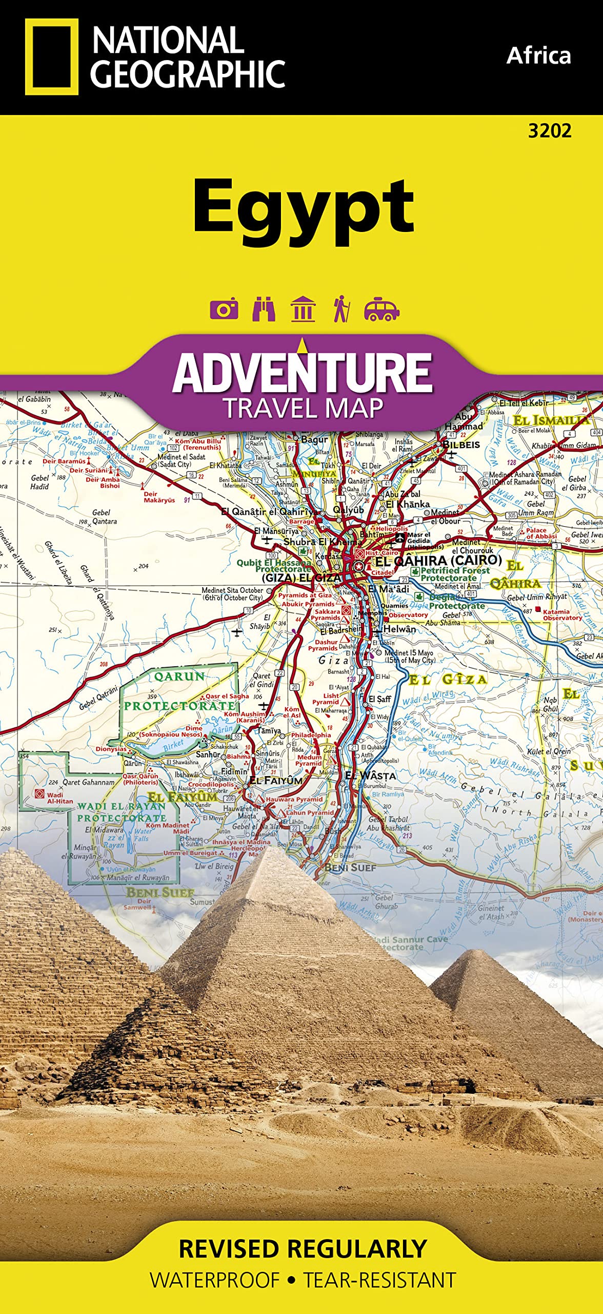 Ägypten: NATIONAL GEOGRAPHIC Adventure Maps: Protected Areas, Points of Interest, Detailed Road Network and Town Location Index Leisure, Home & Garden