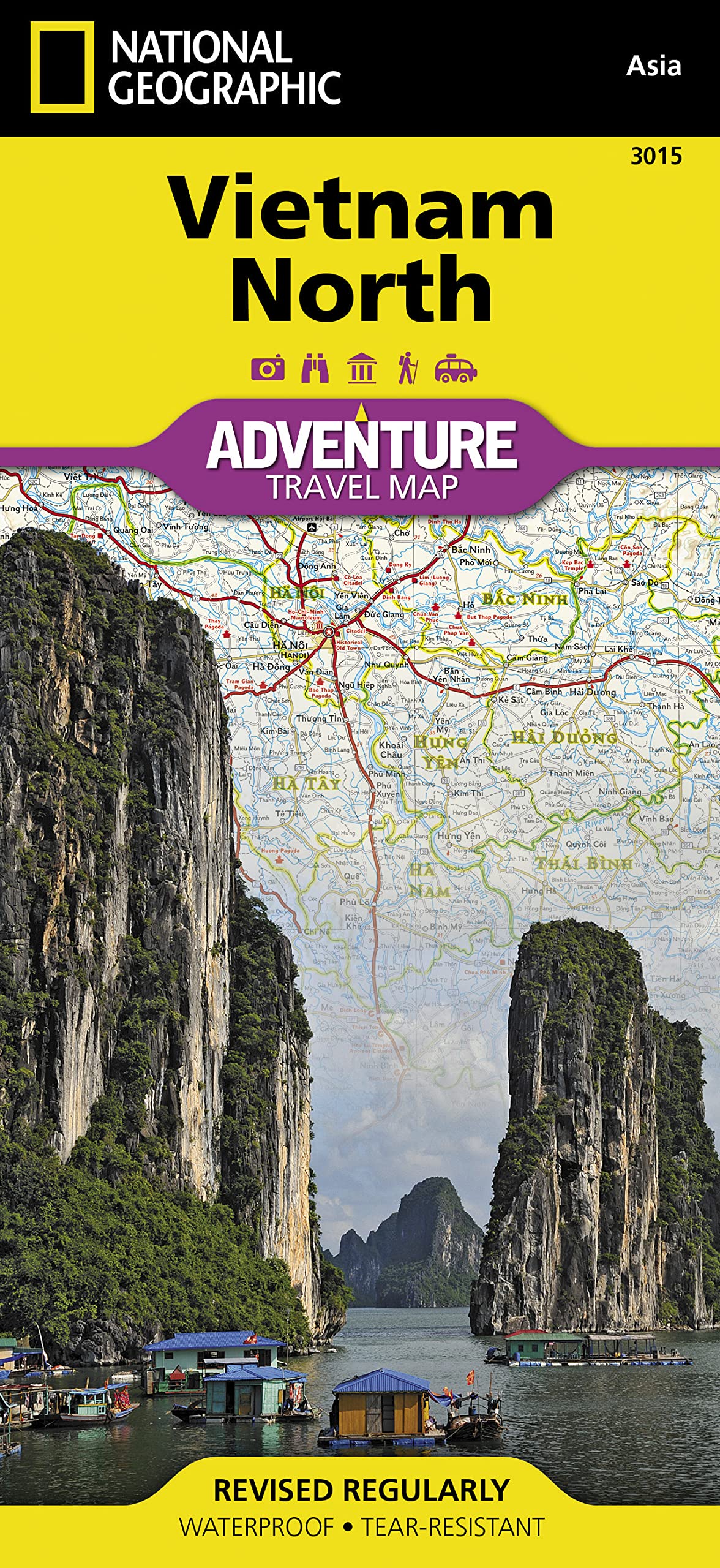 Vietnam, North: Travel Maps International Adventure Map (National Geographic Adventure Trave Map, Band 3015) Leisure, Home & Garden