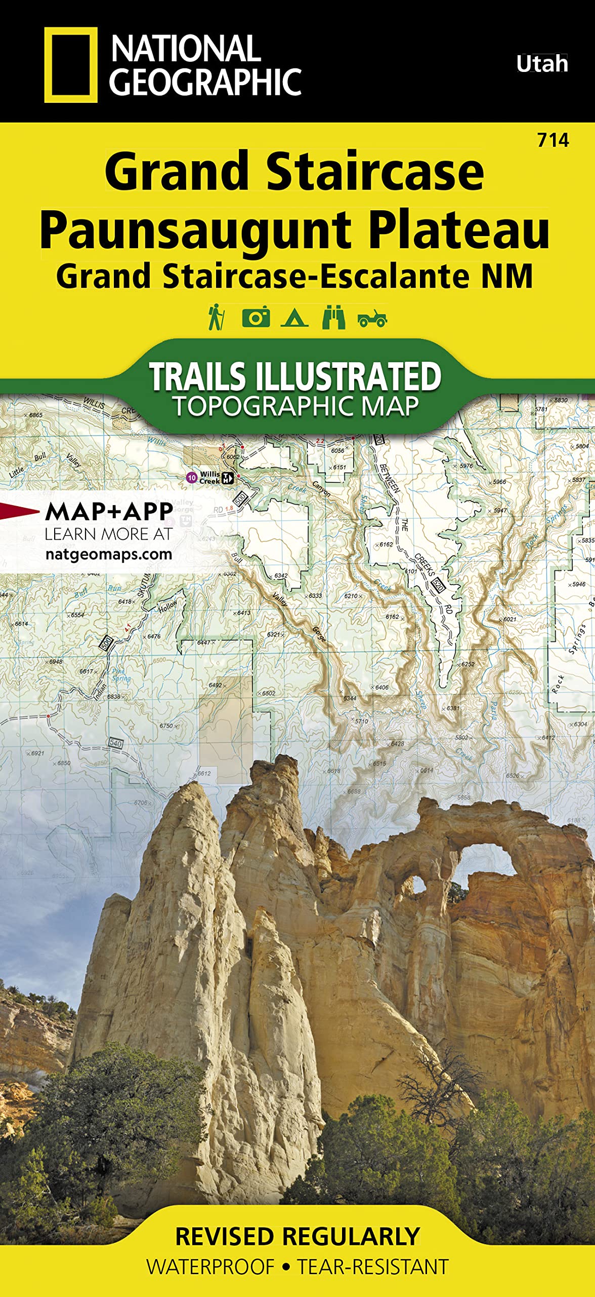 Grand Staircase Paunsaugunt Plateau: Trails Illustrated (National Geographic Trails Illustrated Map) book