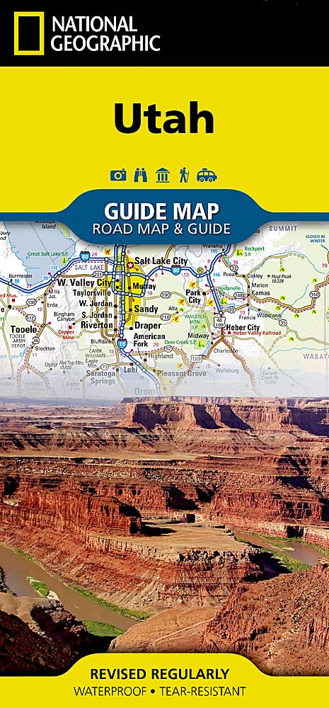 Topographische Karte Utah: Topographische Karte (National Geographic Guide Map) Leisure, Home & Garden