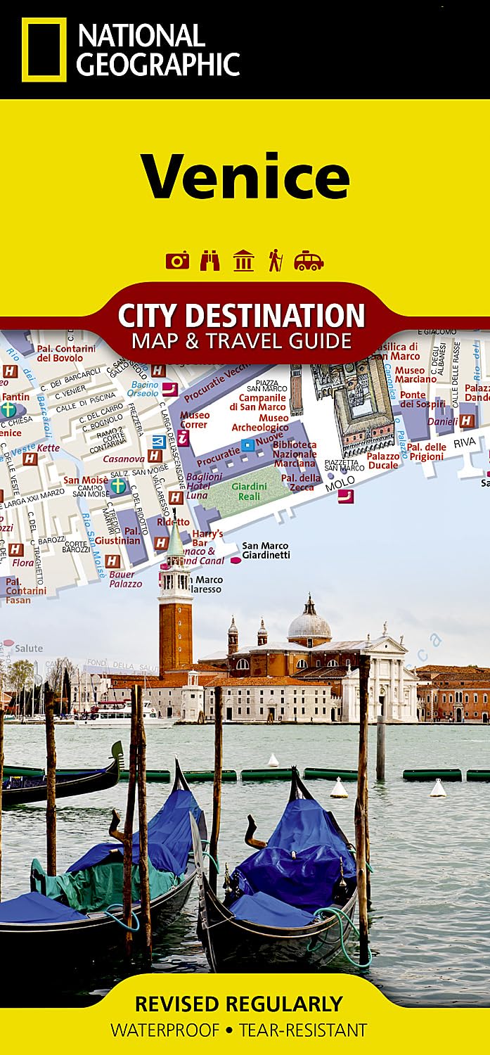National Geographic City Destination Map Venice book