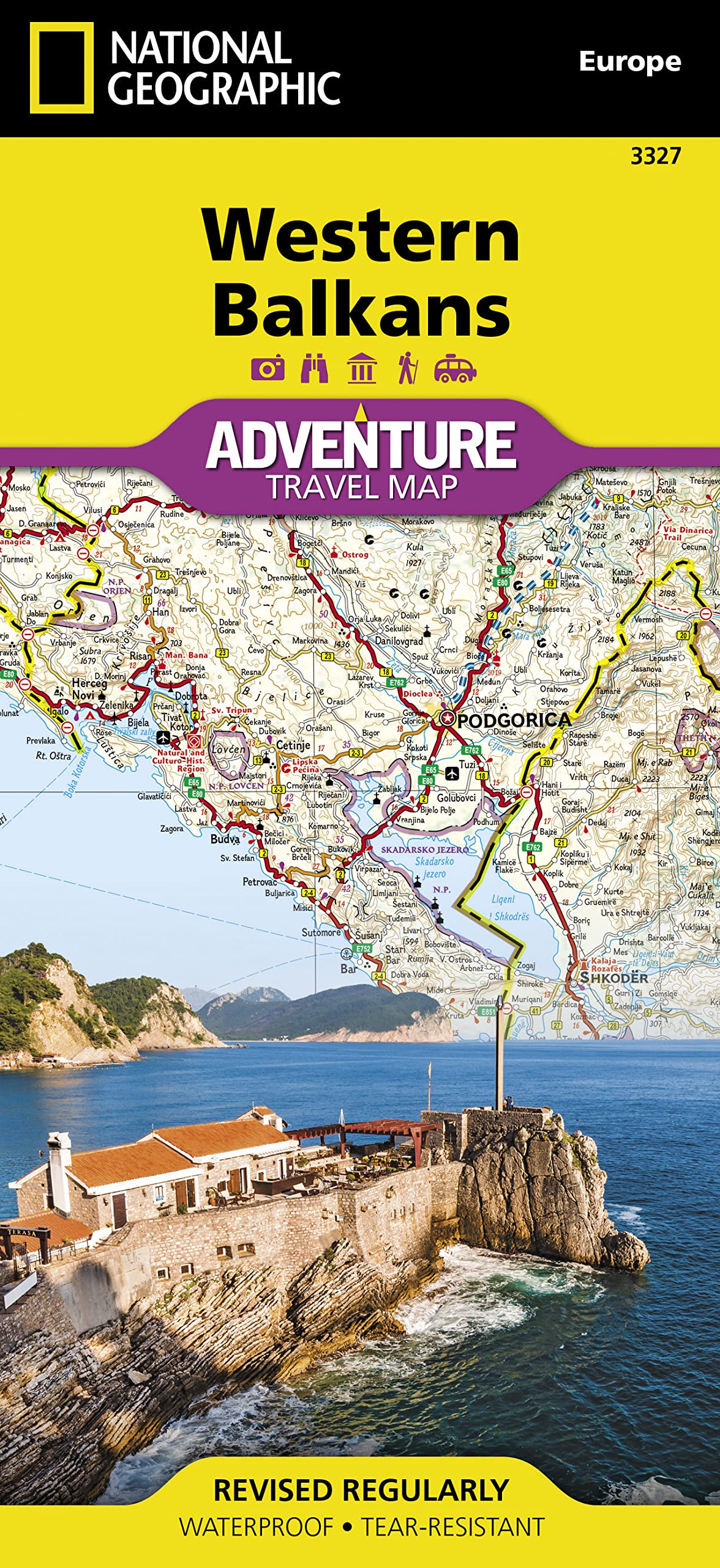 National Geographic Adventure Map Touristische Karte Western Balkans: waterproof, tear-resistant Travel Map (National Geographic Adventure Map, 3327, Band 3327) Leisure, Home & Garden