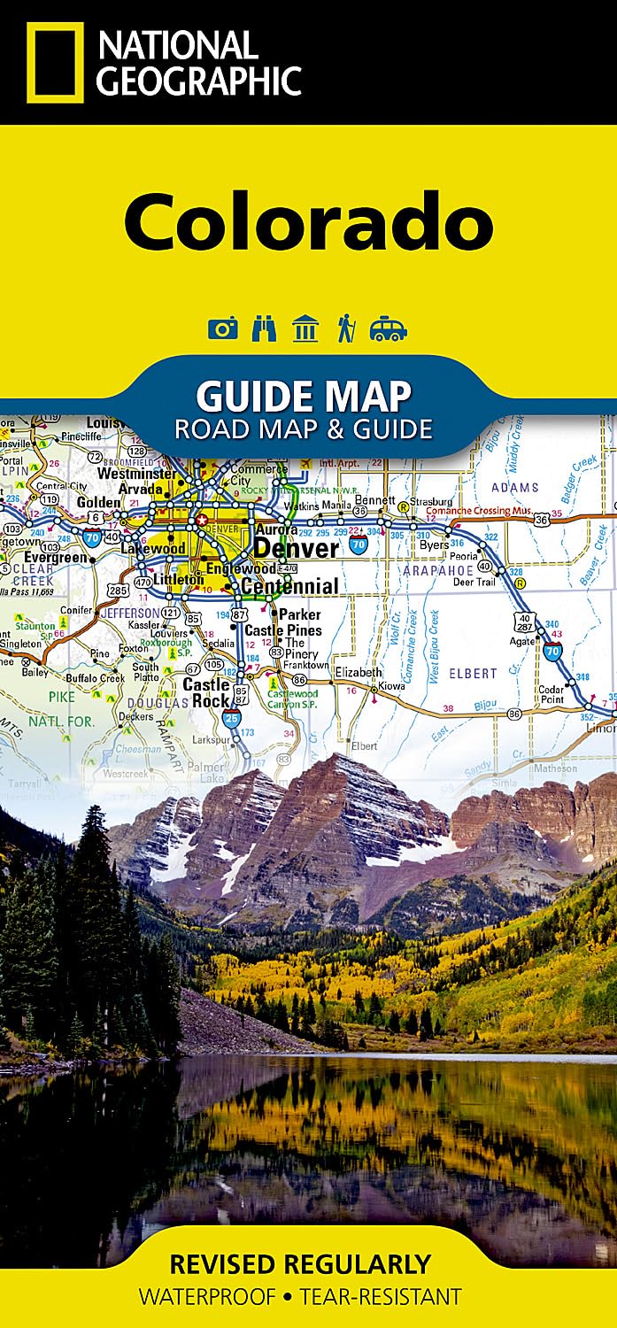 National Geographic GuideMap Colorado Leisure, Home & Garden