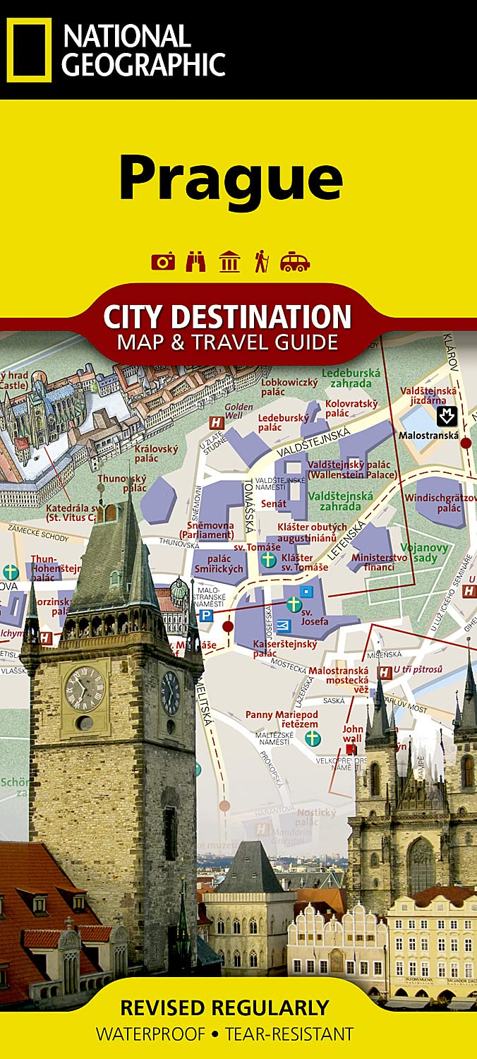 National Geographic Destination City Map 2018 Prague book