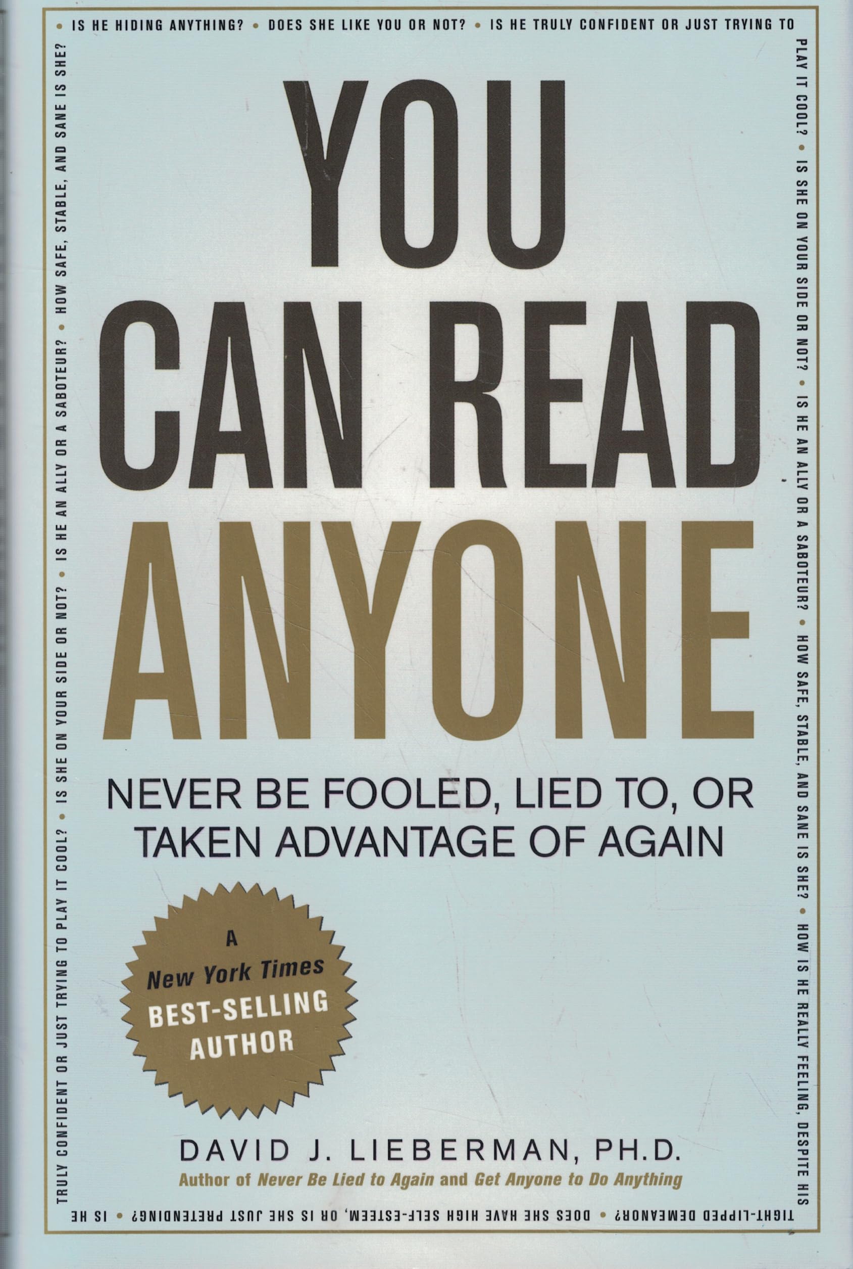 You Can Read Anyone (Never Be Fooled, Lied To, or Taken Advantage of Again) Medicine